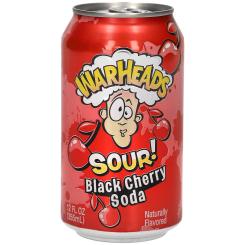 Warheads Sour! Black Cherry Soda 355ml 