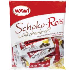 Wawi Schoko-Reis wölkchenleicht Edelvollmilch Minis 200g 