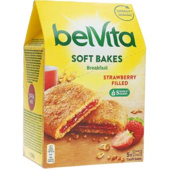 belVita Soft Bakes Breakfast Strawberry Filled 5er (MHD 24.11.2023) 