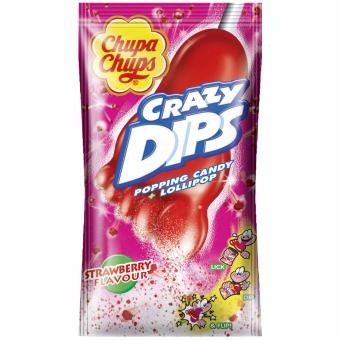 Chupa Chups Crazy Dips Strawberry 14g 