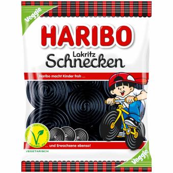 Haribo Lakritz Schnecken veggie 175g 