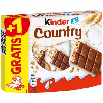 kinder Country 9er + 1 gratis 