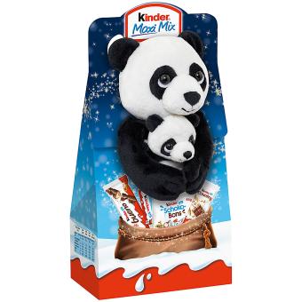 kinder Maxi Mix Plüschtier 'Lotta Panda' 133g 