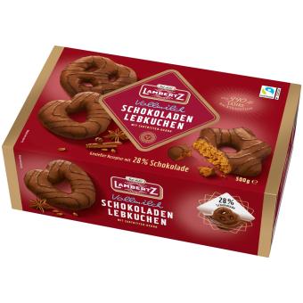 Lambertz Schokoladen Lebkuchen Vollmilch 500g 