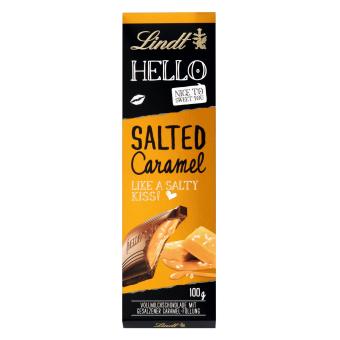 Lindt Hello Salted Caramel Vollmilch Tafel 100g 