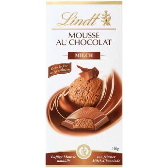 Lindt Mousse au Chocolat Vollmilch-Schokolade Tafel 140g 