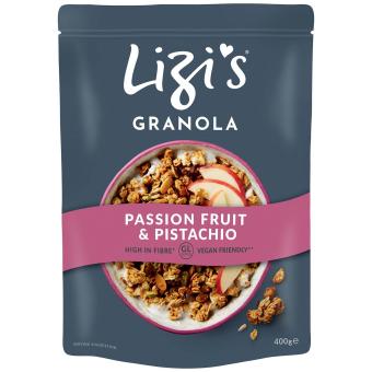 Lizi's Granola Passion Fruit & Pistachio 400g 