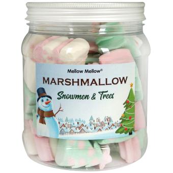 Mellow Mellow Marshmallow Snowmen & Trees 160g 