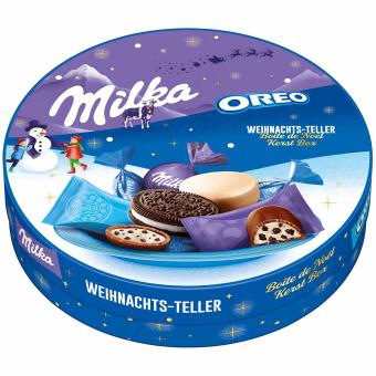 Milka & Oreo Weihnachts-Teller 198g 