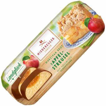 Niederegger Landglück Marzipan Brot Apfelstreusel 75g 