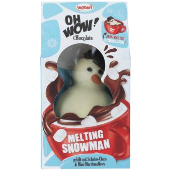 OH WOW! Chocolate Melting Snowman Schoko-Chips Weiß 75g 