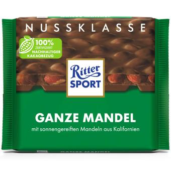 Ritter Sport Nuss-Klasse Ganze Mandel 100g 