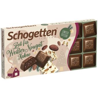Schogetten 'Zeit für Weißer Nougat Kakao' 100g 