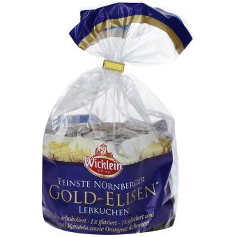 Wicklein Feinste Nürnberger Gold-Elisen-Lebkuchen groß 500g 