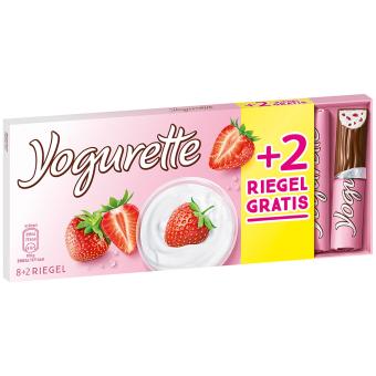 Yogurette 8er + 2 Riegel gratis 