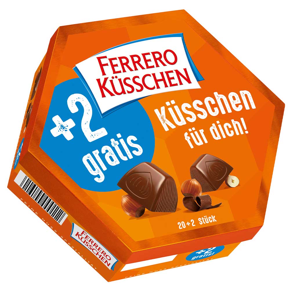 Ferrero Küsschen Klassik 20er + 2 gratis | Online kaufen im World of ...