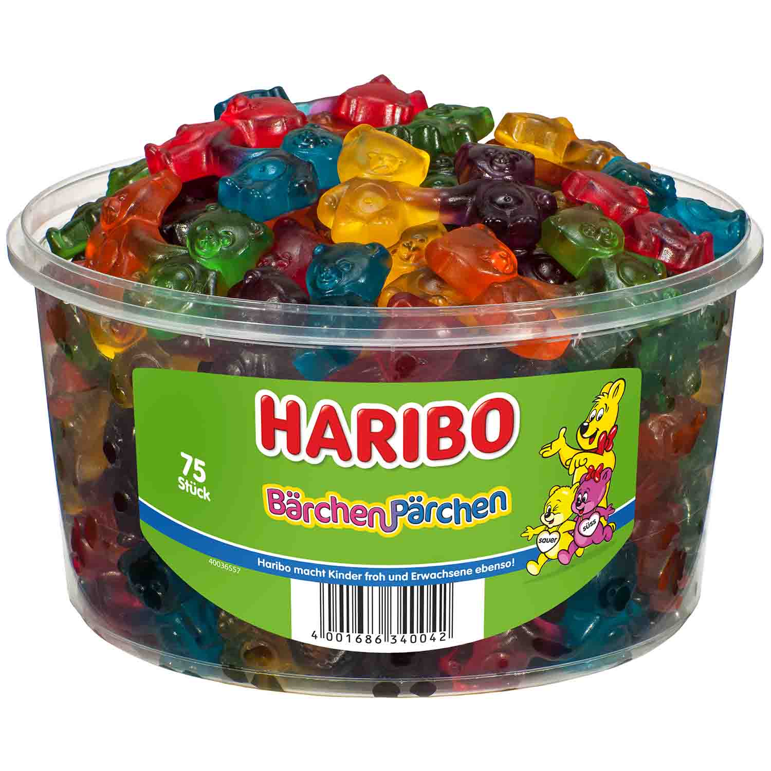 Haribo Bärchen-Pärchen 75er | Online kaufen im World of Sweets Shop
