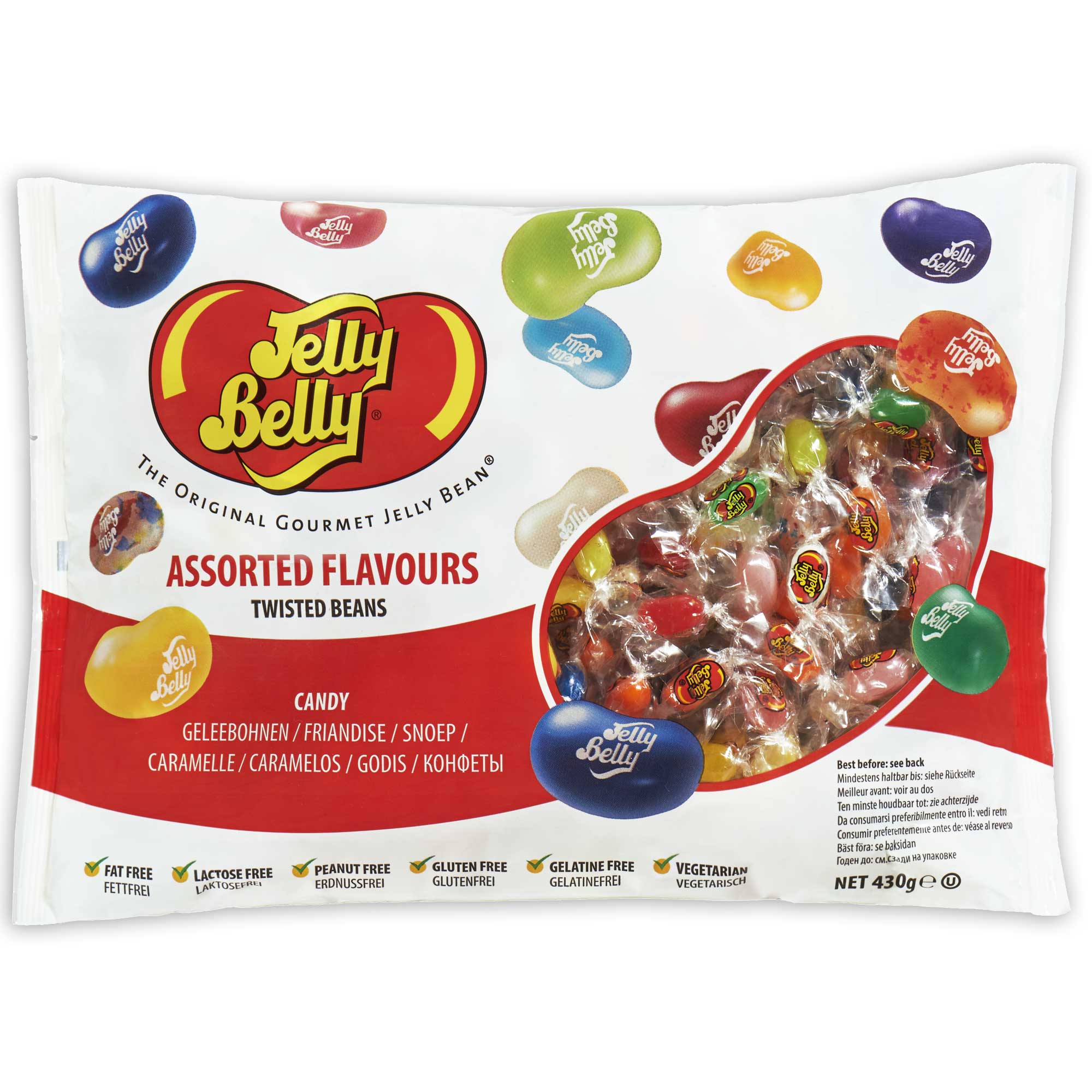 jelly belly assorted flavours twisted beans