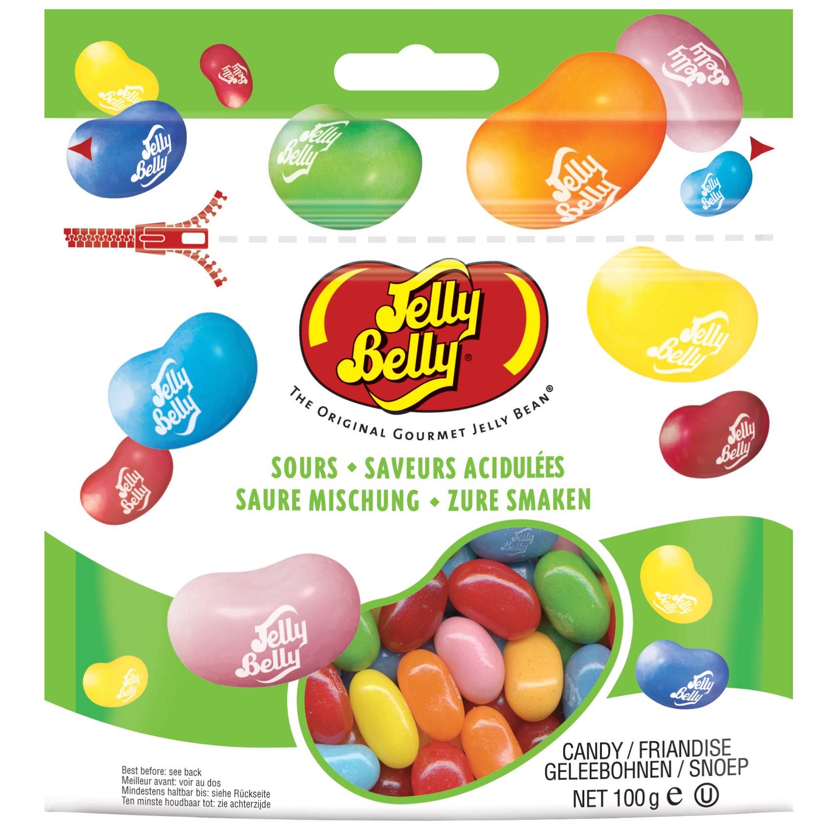 jelly belly saure mischung 100g