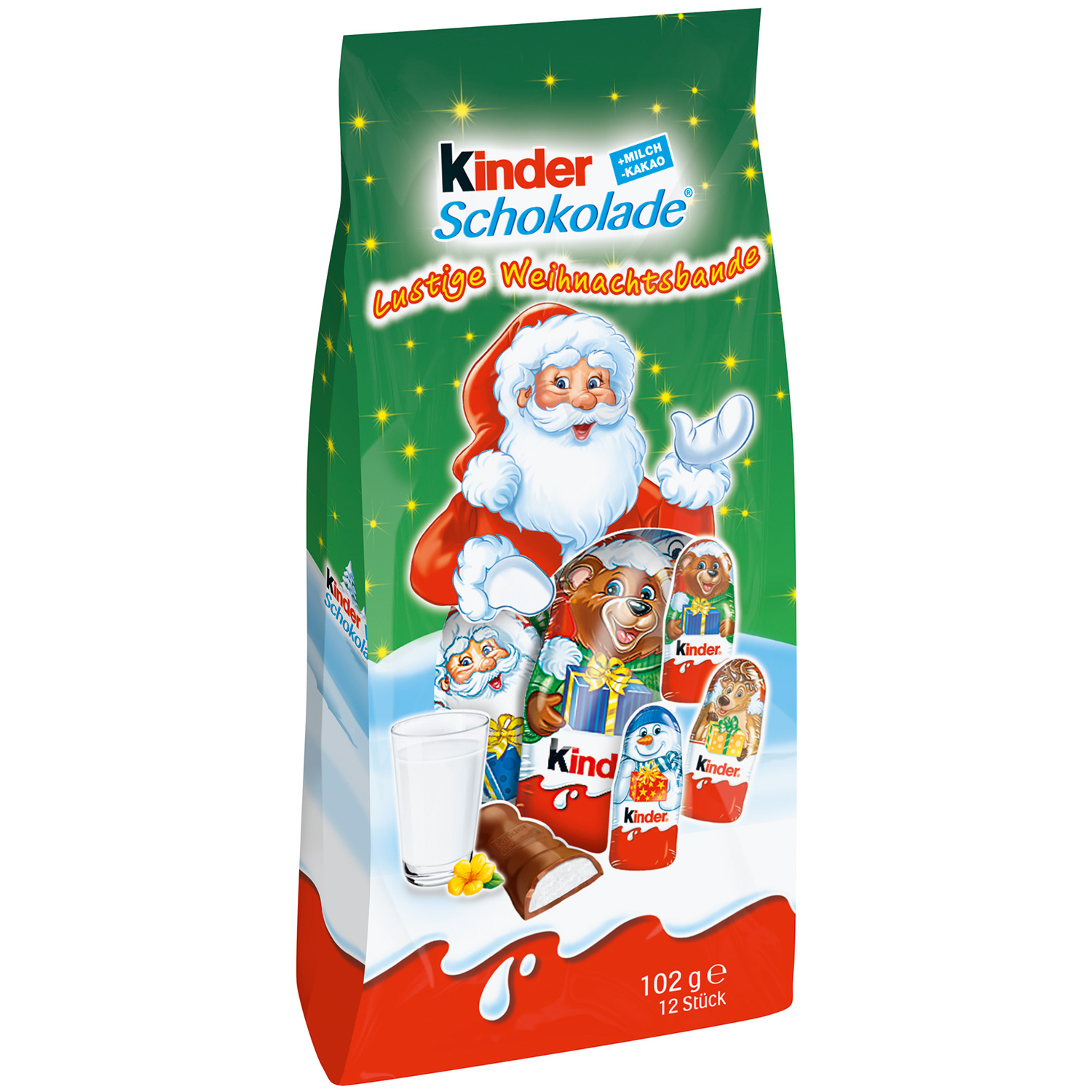 kinder Schokolade Lustige Weihnachtsbande 102g | Online kaufen im World ...