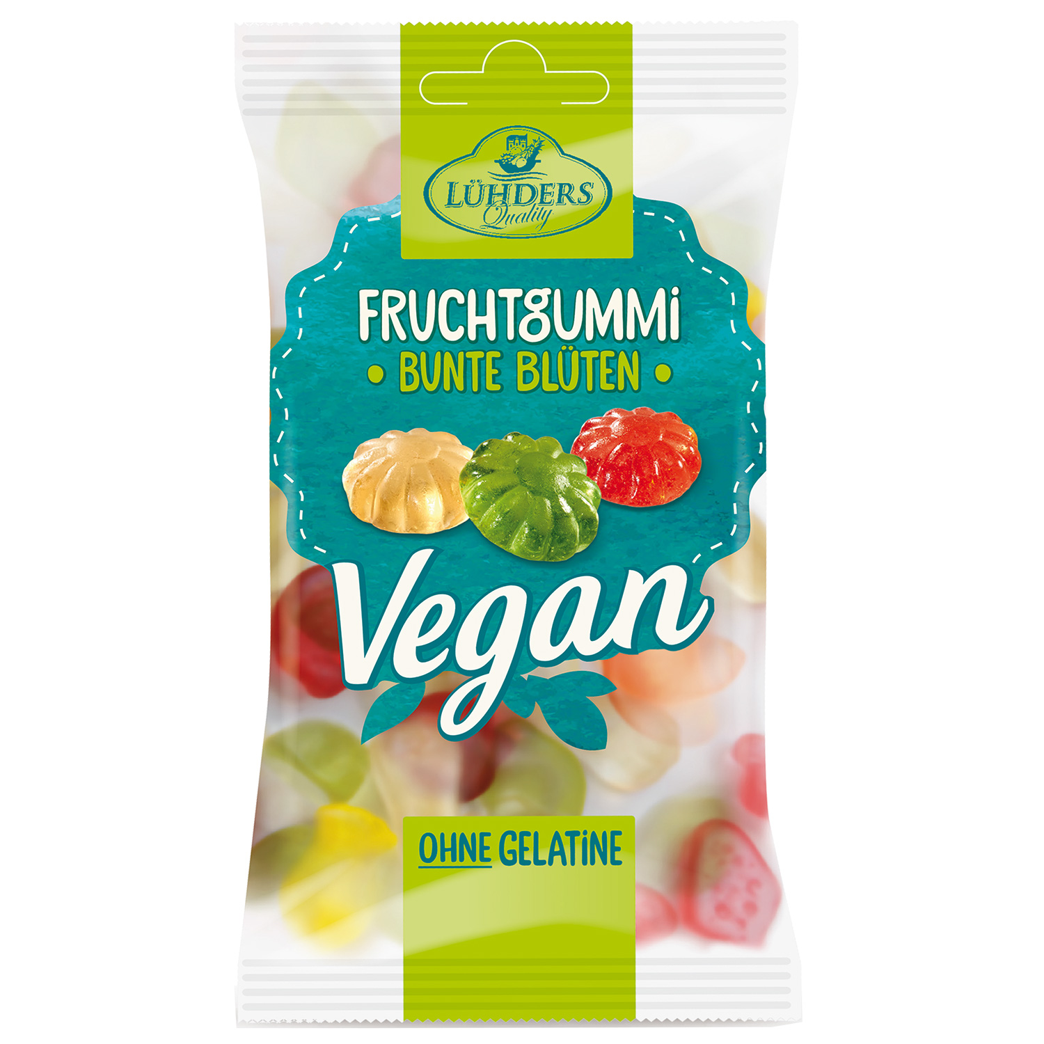 Lühders Vegan Fruchtgummi Bunte Blüten 80g | Online kaufen im World of ...