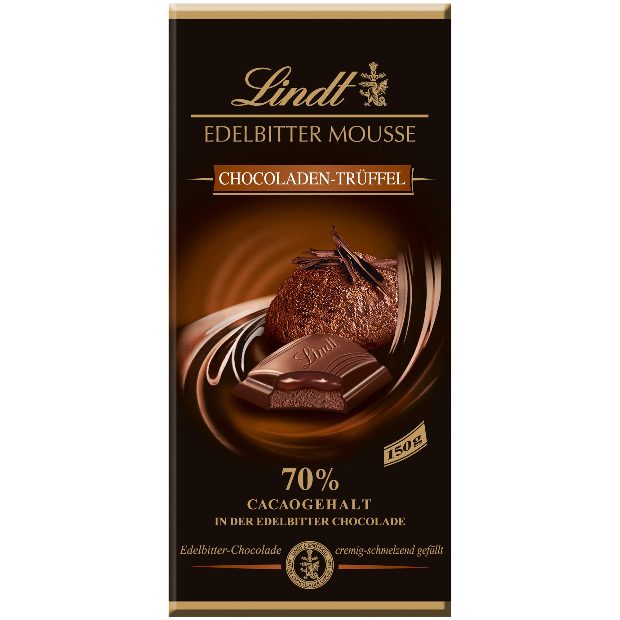 Lindt Edelbitter Mousse Chocoladen-Trüffel 150g | Online kaufen im ...