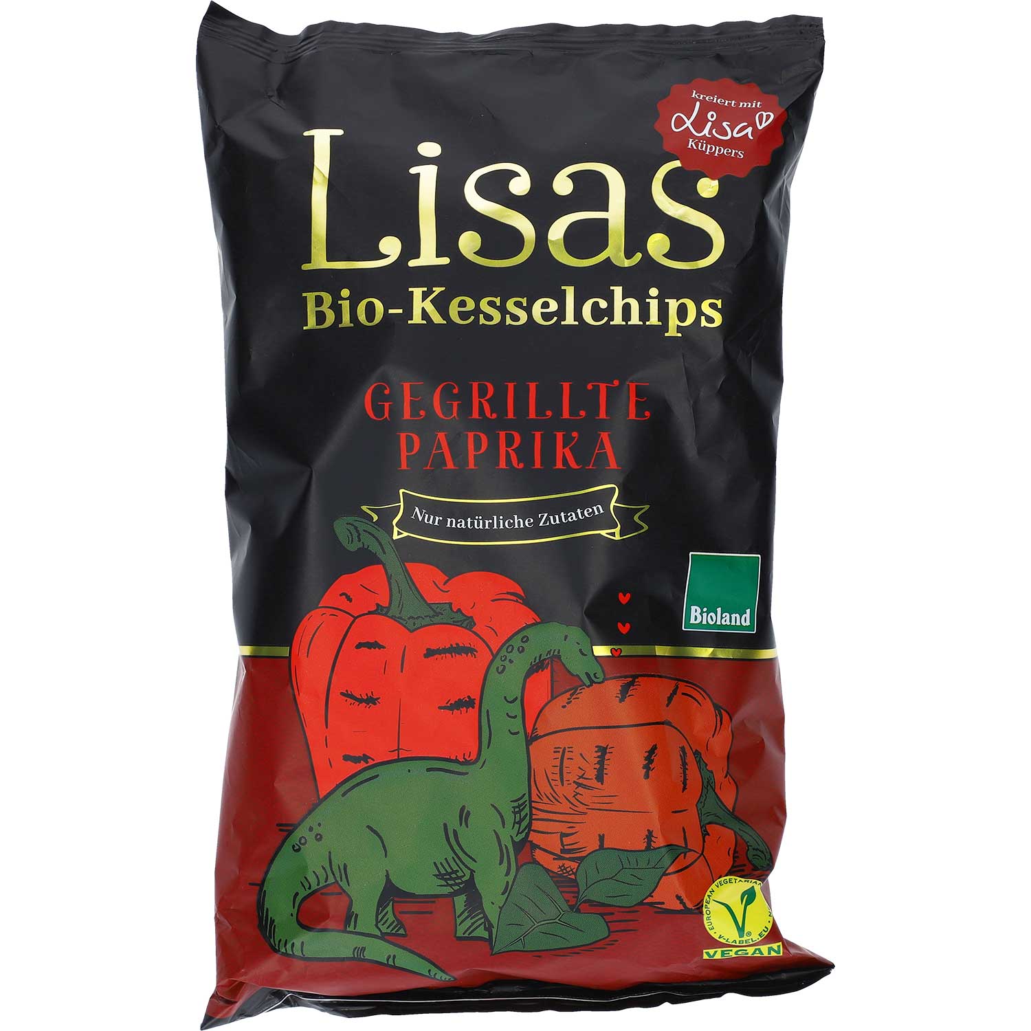 Lisas Bio-Kesselchips Gegrillte Paprika 125g | Online kaufen im World of  Sweets Shop