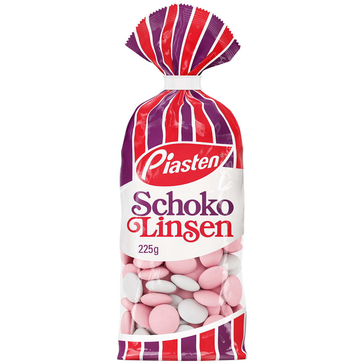 Piasten Schoko Linsen 225g | Online kaufen im World of Sweets Shop