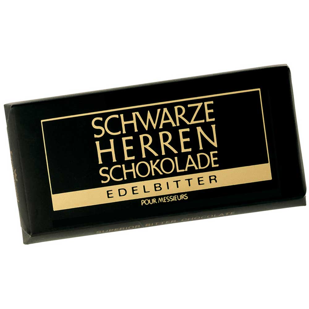Schwarze Herren Schokolade Edelbitter 100g | Online kaufen im World of ...
