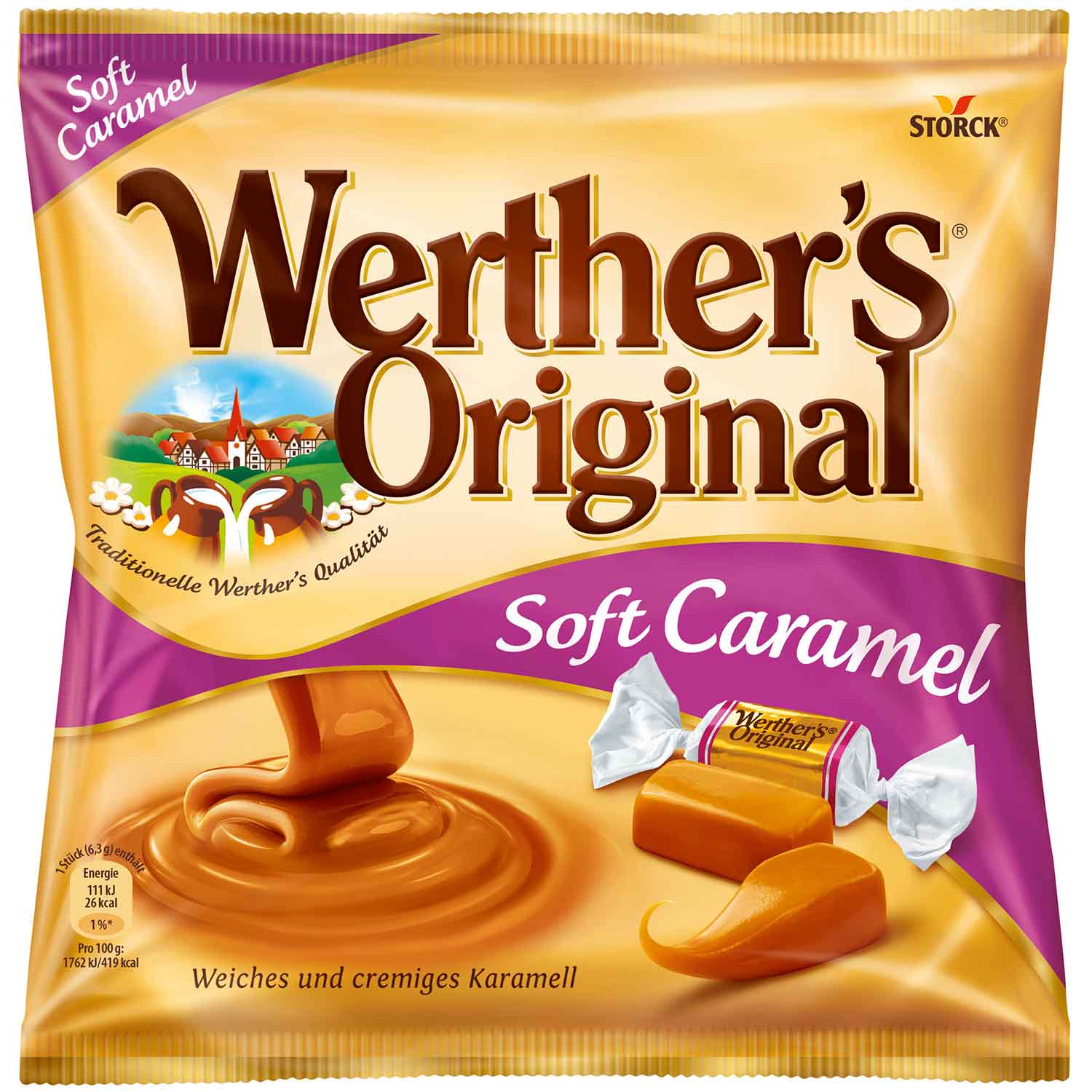 Werther\'s Original Soft Caramel 180g | Online kaufen im World of Sweets Shop