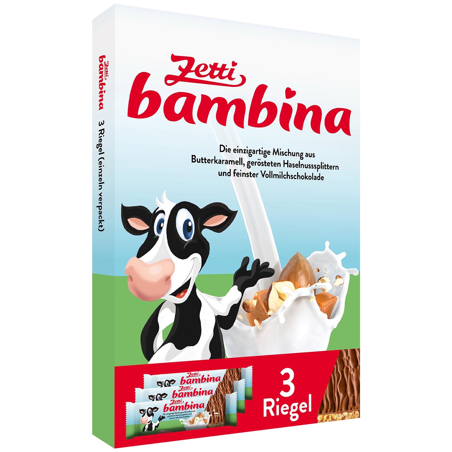 Riegel Geschenkkarte Zetti Bambina 3 leckere Sorten DDR Produkte 